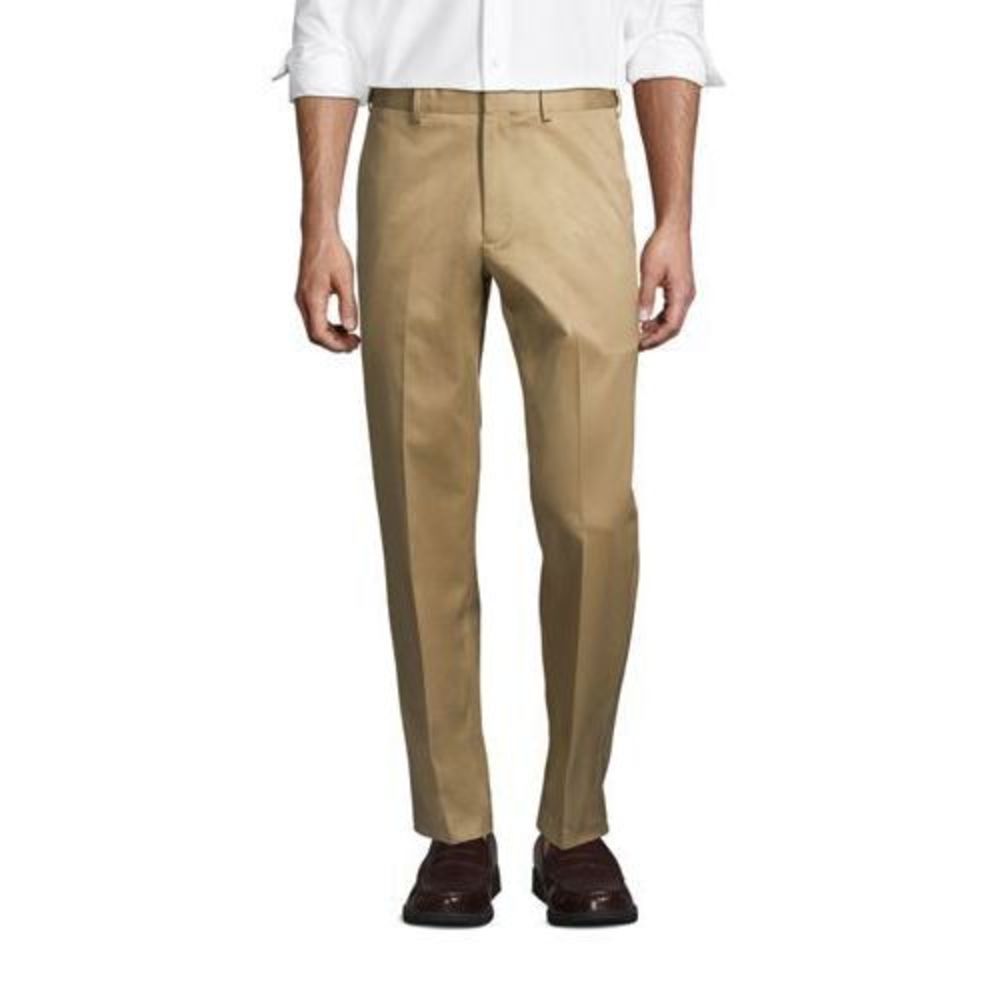 Men's Comfort Waist No Iron Twill Dress Pants 426847 - Picture 1 of 6
